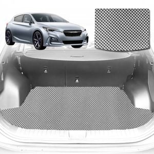 6D Diamond Car Boot Mat for Subaru Impreza 2016-Current-Cargo Mat-Grey-Outback GT