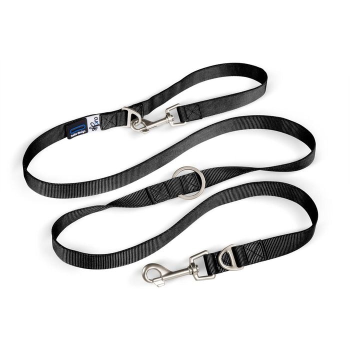 Curli 200 x 2cm Black Large Dog Nylon Adjustable Leash