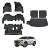 AUSGO Floor Mats & Boot Liner Set for ISUZU MUX MU-X 2021-Onwards Car Floor Liners Cargo Mat