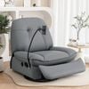 Artiss Manual Swivel Rocker Recliner with Usb Ports Rocking Chair Nursery Living Room Sofa Lounge