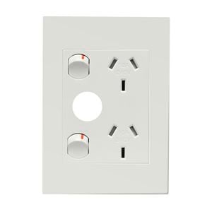 HPM VIVO Double Vertical Powerpoint With Extra Switch
