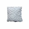 Diamond Texture Filled Cushion Square - 45cm x 45cm Silver