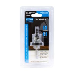 Titan 10G x 50mm Decking Countersink Tool