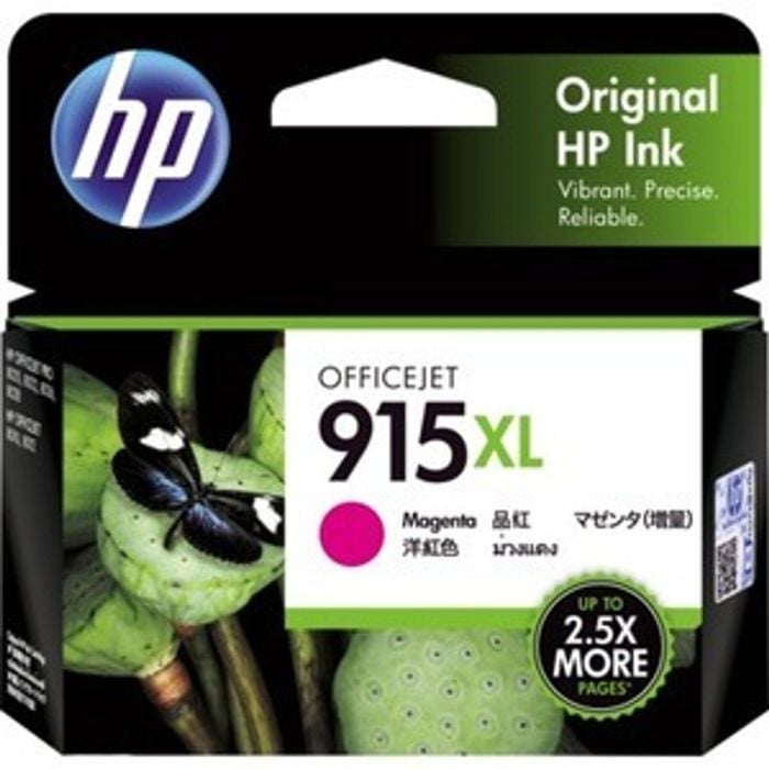 Hp 915xl Original High Yield Inkjet Ink Cartridge - Magenta - 1 Each - 825 Pages