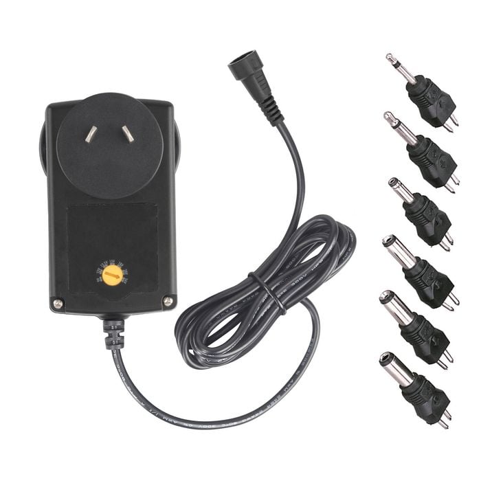 Antsig  9-24 VDC Multi Voltage Power Supply with Plug Adaptors