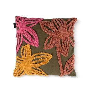 Bedding House 45cm x 45 cm Olive Posy Olive Green Cushion 45cm x 45cm