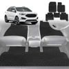 6D Diamond Car Floor Mats for Ford Endura 2018-2020-Full Set-Black-Outback GT