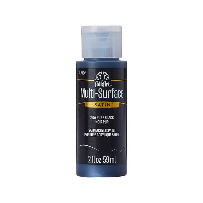 Folk Art 59ml Pure Black Multi Surface Paint
