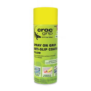 Croc Grip Spray On Yellow Anti-Slip Coating