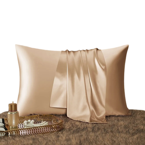 Anypillow Pillowcase 50x90cm Gold Natural Mulberry Silk