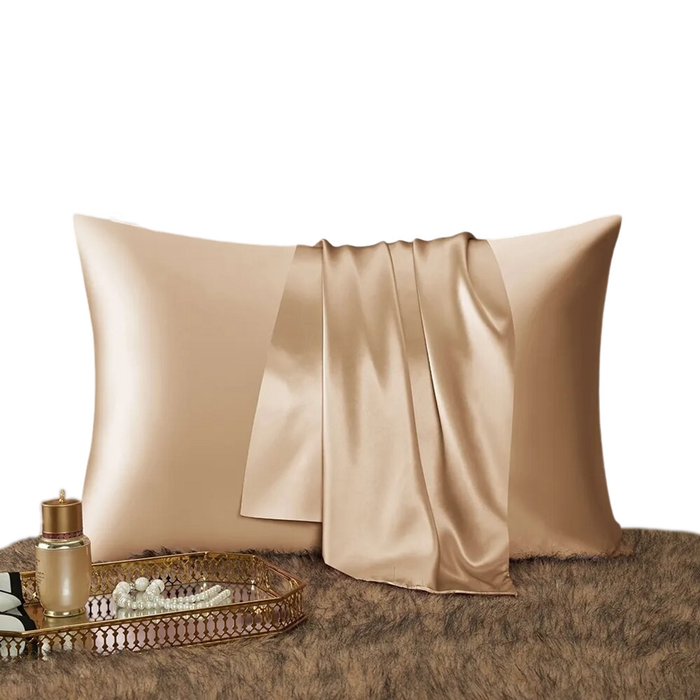 Anypillow Pillowcase 50x90cm Gold Natural Mulberry Silk