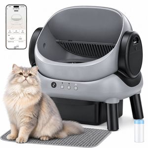 Advwin Open Top Self-Cleaning Smart Cat Litter Box App Control