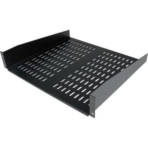 StarTech.com 2U 16in Universal Vented Rack Mount Cantilever Shelf - Fixed Server Rack Cabinet Shelf