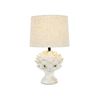Clay & Kin 37cm Cream Petaline Table Lamp