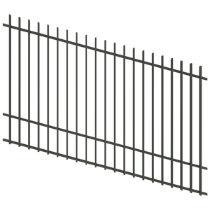 ProtectorAl 1201-2400W x 1500H Woodland Grey Radiator Pool Fence Panel Raked Up to 15º