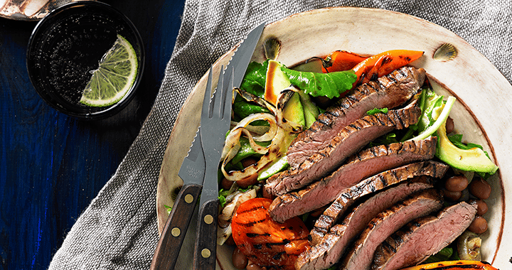 American Fiesta Skirt Steak Salad Recipe | Matador BBQs
