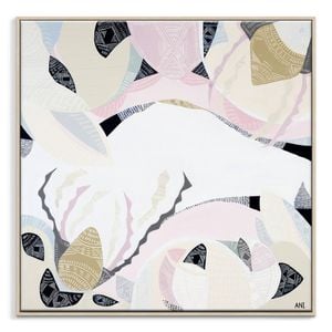 Artist Lane "Wild Flower Country" by Ani Ipradjian - 76x76cm Timber Framed Canvas