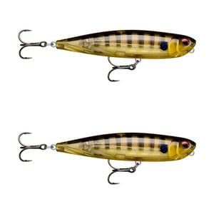 2x Rapala 8.5cm Precision Xtreme Pencil Freshwater Fishing Lure -Glassy Gill UV