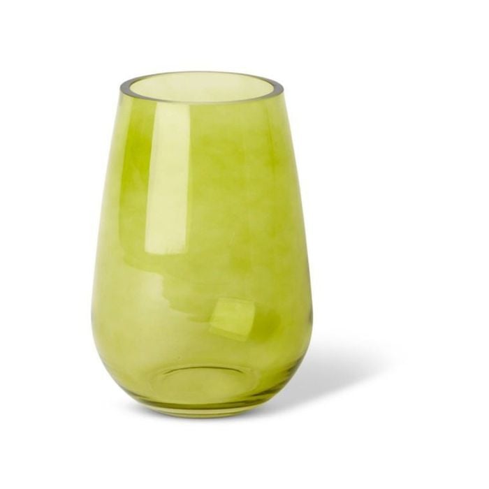 E Style 26cm Glass Sophie Flower Vase Decor - Smoky Green