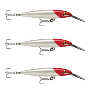 3x Rapala 14cm Countdown Magnum Sinking Trolling Fishing Lures - Redhead