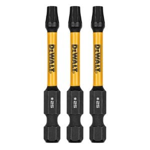 DeWALT FLEXTORQ 57mm TX25 Screwdriver Bit 3 Pack DWAF2TX25IR3