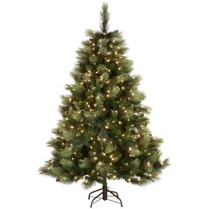Christabelle 2.3m 7.5ft Christmas Tree with LED Lights Carolina Pine