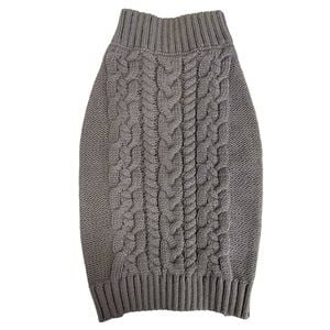 Art & Bob Large Grey Cable Sweater
