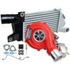 GEN1 High Flow Turbo Charger With 50mm Intercooler And Genuine Oil Feed Pipe For Mitsubishi Challenger 4D56 2.5L