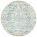 Sense 253 White Blue 150X150Cm Rug