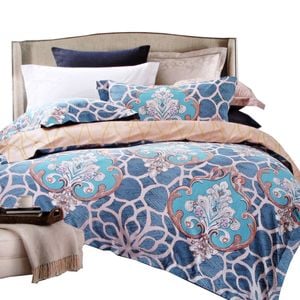 Bloomington 250TC Cotton Reversible Quilt Cover Set Kelsey Queen