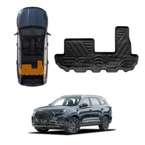 3D Floor Mats for Chery Tiggo 8 Pro Max 2024-2025 Heavy Duty Third Row Seat Mats Carpet Liner