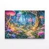 Garden with Plants & Rocks  Print 100% Australian Made 75 x 50cm  (Stretched)