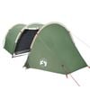vidaXL Camping Tent Tunnel 4-Person Green Waterproof tent camping tent
