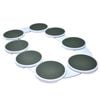 Expandable Lazy Susan Turntable Rotating Serving Tray for Rectangular Tables
