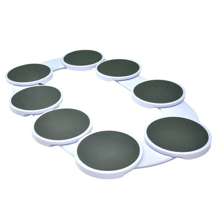 Expandable Lazy Susan Turntable Rotating Serving Tray for Rectangular Tables