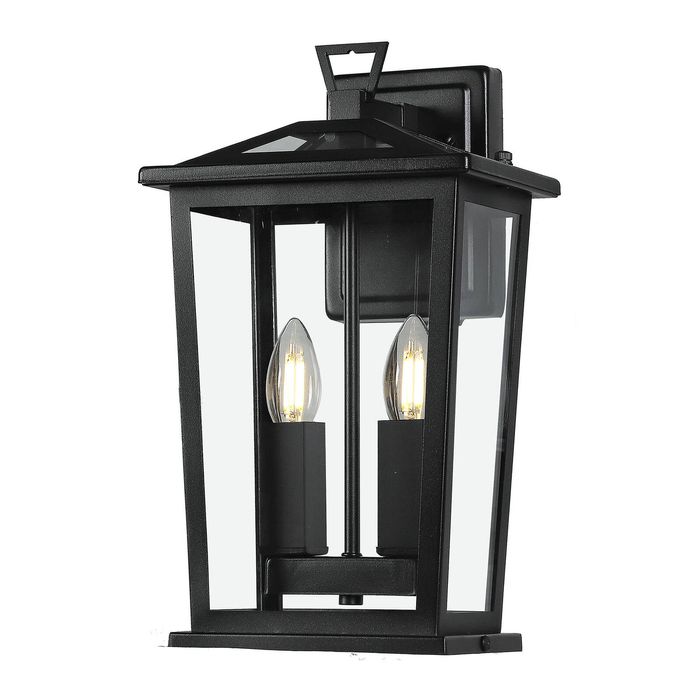 Trinity W2 Exterior Wall Light - Black - Medium