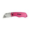 Sterling 165mm Pink Folding Utility Knife