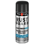 White Knight Rust Guard 350g Gloss Gunmetal Hammered Finish Epoxy Enamel Spray Paint