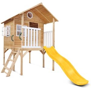 Lifespan Kids Archie Cubby House (Elevated) with 1.8m Yellow Slide 