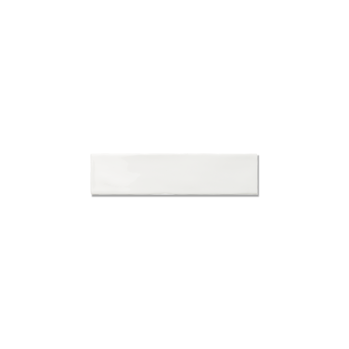 Johnson Tiles 76 x 302mm 1.29m² White Gloss Vintage Ceramic - 56 Pack