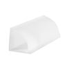 Deta 2m 22 x 22mm White Quadrant Adhesive Cable Management Cover
