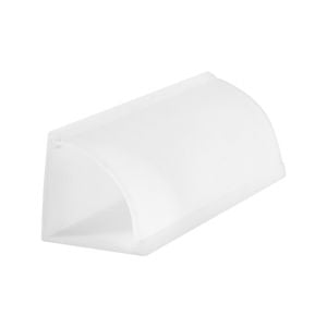 Deta 2m 22 x 22mm White Quadrant Adhesive Cable Management Cover