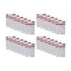 24x 3pc Culinary Kitchen Plastic Multi Sized Can Covers 7.5/8.5/10cm Clear