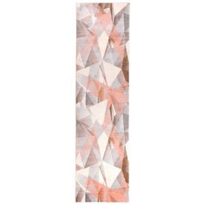 The Rug Connection Aspect 425 Salmon 400x80cm - Large Runner Pet Friendly Indoor Rug