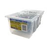 Zenith 8 - 10 x 60mm Galvanised Square Drive Countersunk Ribbed Head Timber Screws - 500 Pack