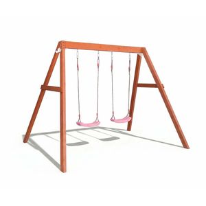 Hide & Seek Kids - Lucas Swing Set - Pink Swings