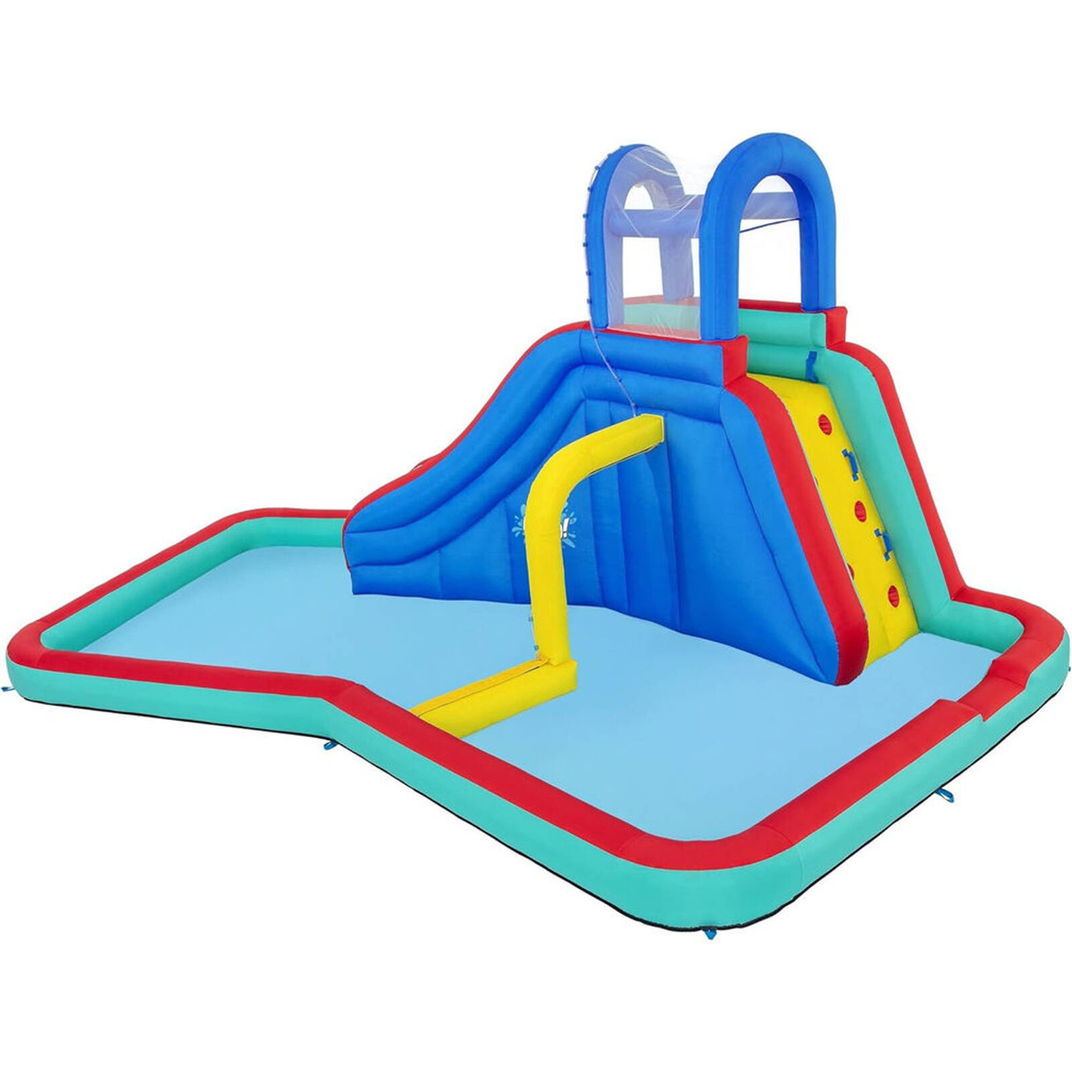 Bestway H2O Go Waterfall Waves Kids Inflatable Water Park Pool Outdoor ...