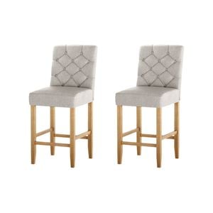 2X Artiss Bar Stools Beige