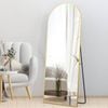 Oakory 162x53cm Arched Full Length Mirror Full Body Gold