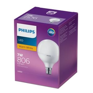 Philips G93 B22 LED 806Lm Warm White 7W Globe